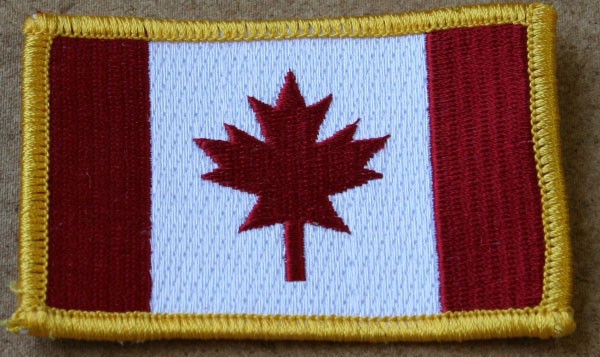 FB Kanada Armflagge, bunt gestickt