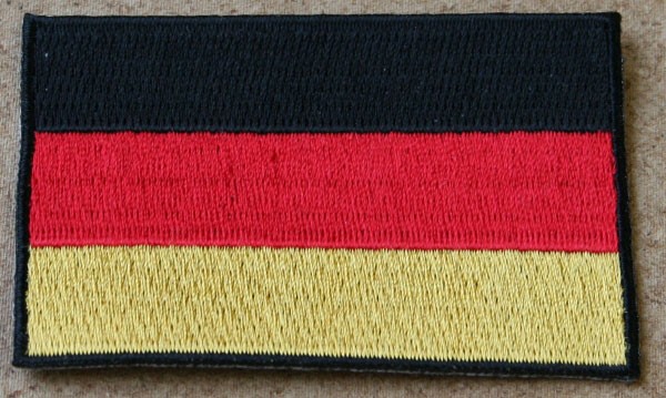 FB Deutschland Armflagge, klein, gestickt