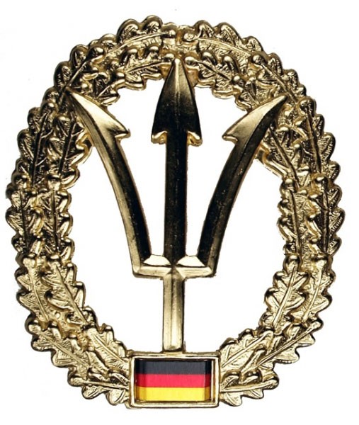 FB Bw Barettabzeichen Metall - KSM Kommando Spezialkräfte Marine