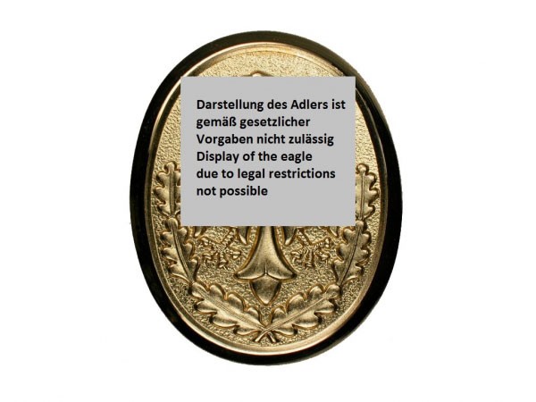 FB Bw Schützenschnur-Plakette, Metall - GOLD